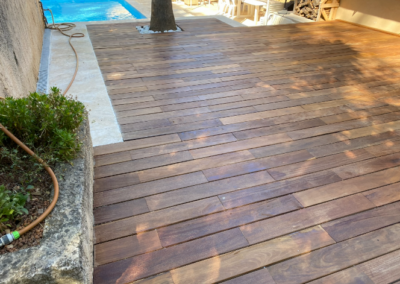 terrasse après